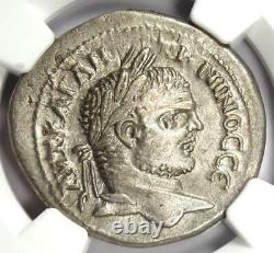 Roman Phoenicia Berytus Caracalla BI Tetradrachm Coin 198-217 AD NGC AU