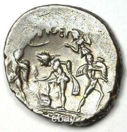 Roman Pompey Magnus AR Denarius Silver Coin 42 BC Certified NGC XF Certificate