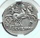 Roman Republic 100bc Ancient Silver Coin W Minerva Victory Chariot Ngc I78051