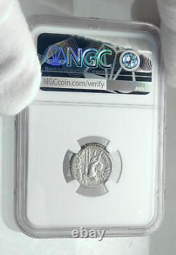 Roman Republic 48BC Rome Authentic Ancient Silver Coin PAN JUPITER NGC i78537
