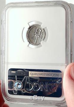 Roman Republic 67BC Rome Ancient Silver Coin BONUS EVENTUS CADUCEUS NGC i69312