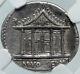 Roman Republic 78bc Silver Ancient Coin Of Rome W Jupiter Temple Ngc Cert I85681