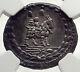 Roman Republic 85bc Ancient Silver Coin Vejovis Genius Zeus Mom Goat Ngc I71031