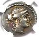 Roman Republic Albinus Bruti Ar Denarius Coin 48 Bc Certified Ngc Choice Vf