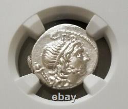 Roman Republic Cornelius Lentulus Denarius NGC CH AU 4/4 Ancient Silver Coin