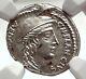 Roman Republic Genuine Ancient Silver Greek Coin Diana Crete Goat Ngc Ms I75088