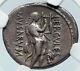 Roman Republic Hercules W Lyre Leader Of Muses Ancient Silver Coin Ngc I85490