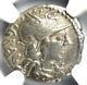 Roman Republic L. Ant. Gragulus Ar Denarius Coin 136 Bc. Certified Ngc Choice Vf