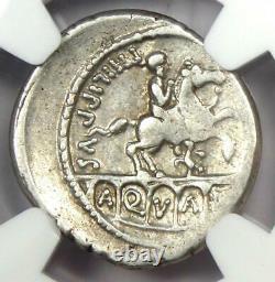 Roman Republic L. Mar. Philippus AR Denarius Coin 57 BC. Certified NGC Choice VF