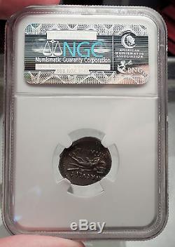 Roman Republic Pomponius Musa HERCULES MUSE Silver Coin NGC Certified VF i54517