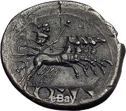 Roman Republic QUADRIGATUS Anonymous Authentic Ancient Coin JANUS NGC XF i61064