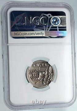 Roman Republic QUADRIGATUS Didrachm Authentic Ancient Coin JANUS NGC AU i89615