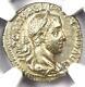 Roman Severus Alexander Ar Denarius Coin 222-235 Ad Certified Ngc Ms (unc)