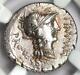 Roman Sulla L. Man Torquatus Ar Denarius Coin 82 Bc Certified Ngc Au Rare