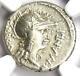 Roman Sulla L. Man Torquatus Ar Denarius Coin 82 Bc. Certified Ngc Choice Vf