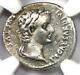 Roman Tiberius Ar Denarius Silver Tribute Penny Coin 14-37 Ad Ngc Choice Vf