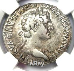 Roman Trajan AR Cistophorus Silver Coin 98-117 AD Certified NGC Choice Fine