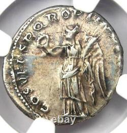 Roman Trajan AR Denarius Silver Coin 98-117 AD Certified NGC Choice VF
