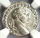 Roman Trajan Ar Denarius Silver Coin 98-117 Ad Certified Ngc Choice Xf (ef)