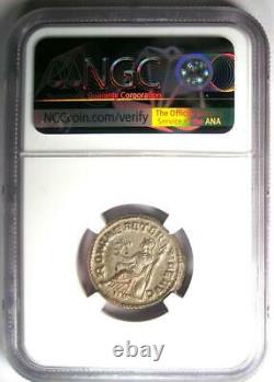 Roman Treb Gallus AR Double Denarius Coin 251-253 AD. Certified NGC MS (UNC)