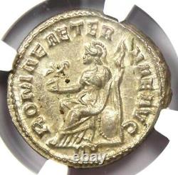 Roman Treb Gallus AR Double Denarius Coin 251-253 AD. Certified NGC MS (UNC)