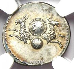 Roman Vespasian AR Denarius Silver Coin 69-79 AD Certified NGC Choice AU