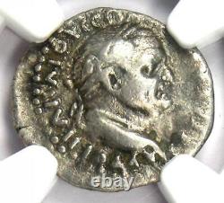 Roman Vespasian AR Hemidrachm Coin Cappadocia Caesarea 69-79 AD NGC Choice VF
