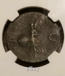 Romane Empire NERO AE As NGC VG Ancient Coin
