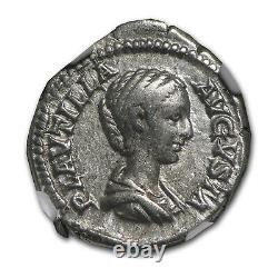 Rome AR Denarius Plautilla (202-205 AD) VF NGC (Random Coin)