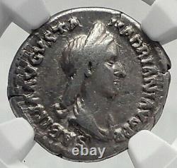 SABINA wife of HADRIAN Ancient 131AD Silver Roman Coin CONCORDIA NGC i80526
