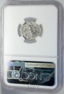 SEPTIMIUS SEVERUS Genuine Ancient Laodicea Silver Roman Coin VICTORY NGC i82913