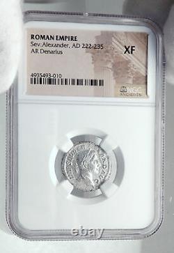 SEVERUS ALEXANDER Authentic Ancient 230AD Rome Genuine Roman Coin NGC i81158