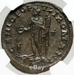 SEVERUS II as Caesar Authentic Ancient 305AD Roman Coin GENIUS NGC MS i83548