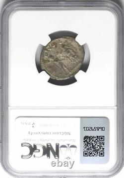 Saloninus Caesar AD 258-260, ROMAN EMPIRE Silver Bi Double Denarius Coin, NGC VF