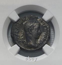 Severus Alexander, AD 222-235 Roman Empire AR Denarius Coin Graded NGC VF