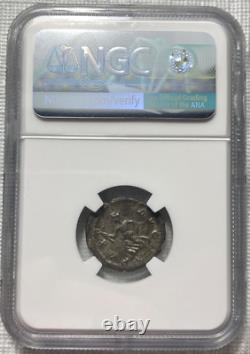 Severus Alexander, AD 222-235 Roman Empire AR Denarius Coin Graded NGC VF