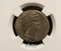 Syria, Antioch NERO Tetradrachm NGC VF Ancient Silver Coin Roman