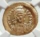 Theodosius Ii Authentic Ancient 441ad Gold Solidus Roman Coin Ngc Ms I72397