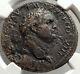 Titus Genuine 80ad Rome Sestertius Spes Authentic Ancient Roman Coin Ngc I66862