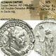 Trajan Decius / Dacia Draco Wolf Ngc Mint State Ancient Roman Empire Silver Coin