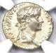Tiberius Ar Denarius Silver Tribute Penny Roman Coin 14-37 Ad Certified Ngc Au