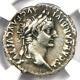 Tiberius Ar Denarius Silver Tribute Penny Roman Coin 14-37 Ad Ngc Choice Vf