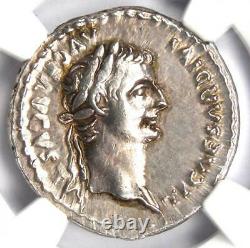 Tiberius AR Denarius Silver Tribute Penny Roman Coin 14-37 AD NGC Choice XF