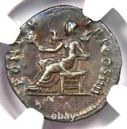 Titus AR Denarius Silver Roman Coin 79-81 AD Certified NGC Choice XF (EF)
