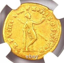 Titus Gold AV Aureus Ancient Roman Coin 79-81 AD Certified NGC Fine Rare