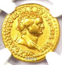 Titus Gold AV Aureus Ancient Roman Coin 79-81 AD Certified NGC VF Rare