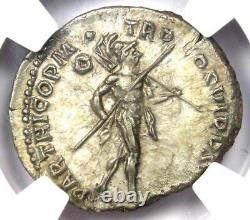 Trajan AR Denarius Silver Roman Empire Coin 98-117 AD Certified NGC MS (UNC)