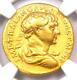 Trajan Av Aureus Gold Roman Coin 98-117 Ad Certified Ngc Vf Rare