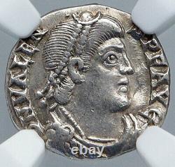 VALENS Authentic Ancient 364-8AD Trier Silver Siliqua OLD Roman Coin NGC i89134