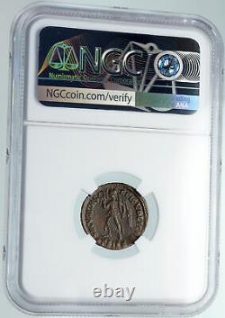 VALENS Genuine 367AD Rome Authentic Ancient Roman Coin VICTORY Angel NGC i89432